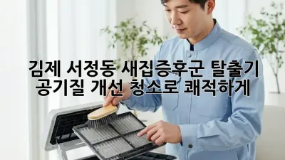 ✨ 김제 서정동 새집증후군 탈출기! 공기질 개선 청소로 쾌적하게! 🏡